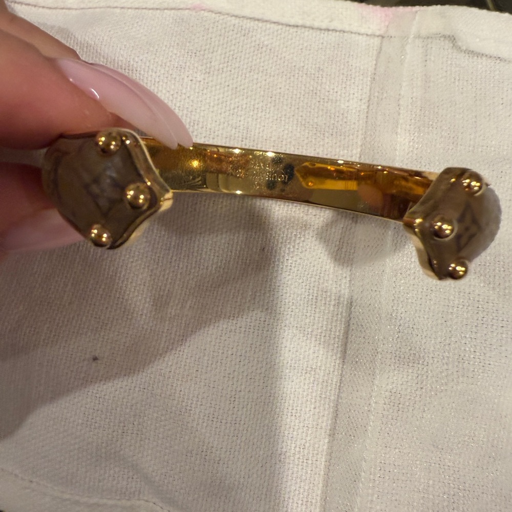 Gold and Brown Women's Bracelet